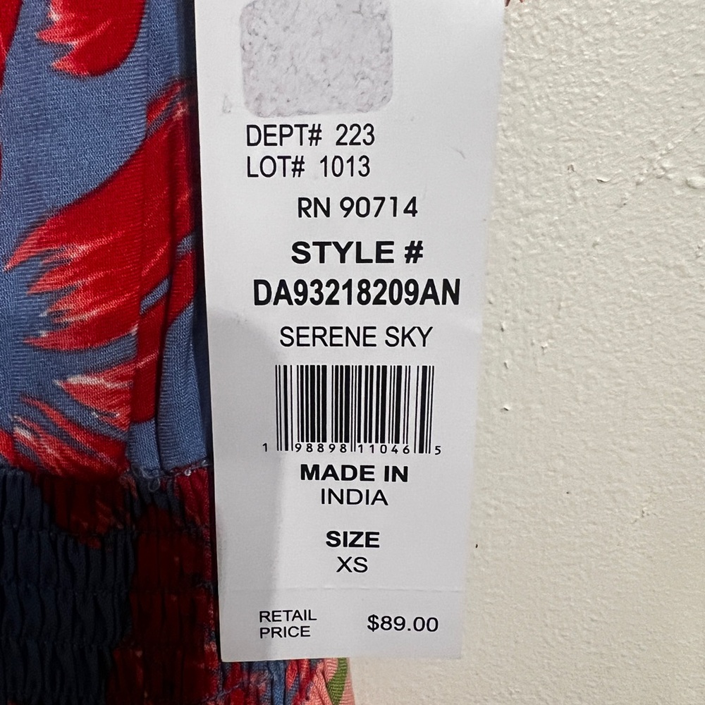 Sleeveless Multicolor Floral Tiered Maxi Dress - Picture 6 of 9